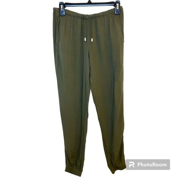H&M Divided Women’s Army Green Jogger Style Pants Size 4 - Picture 1 of 6